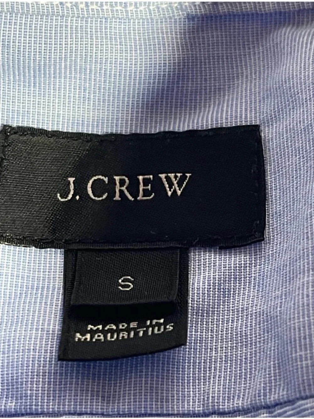 J. Crew Mens Slim Fit Button Down Shirt Size S Blue Business Casual Versatile